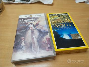 2 videocassette il Signore degli anelli