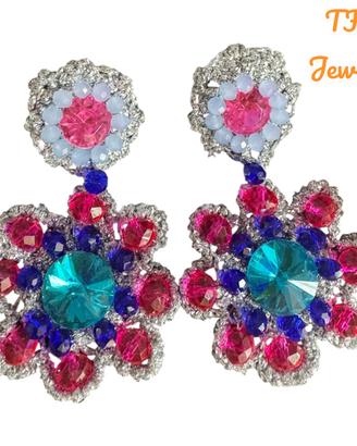 Orecchini in pizzo chiacchierino.