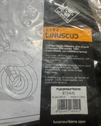 Tucano Urbano Linuscud Coprigambe  R194-N