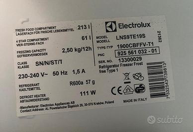 Accessori frigo/congelatore electeolux
