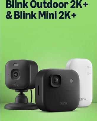 Kit Smart Blink NUOVO: Outdoor 2K+ & Mini 2K