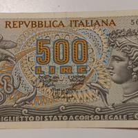 29#. Banconota 500 lire Aretusa.