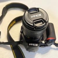 Nikon3500d+2 teleobiettivi +cavaletto+zainetto