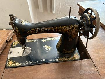 2 macchine da cucire: Singer e Pfaff inizi del 900