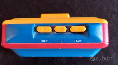 Walkman cassette con gioco basket  anni 90