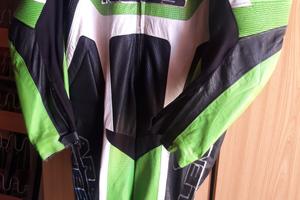 Tuta in pelle Kawasaki 