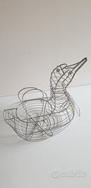 Papera  in fil di ferro