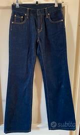 Jeans denim donna Dsquared2 svasati taglia 42