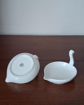 Piattini salsiera Richard Ginori, in porcellana 