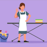 Addetta alle pulizie