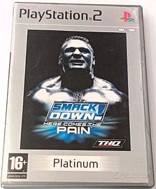 PS2 Smackdown Here comes the pain Platinum 🇮🇹