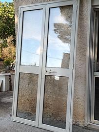 Porta finestra in alluminio infisso