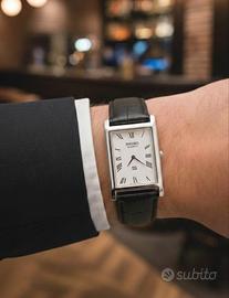 Seiko tank vintage SQ argento bianco