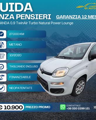 Fiat Panda 0.9 t.air t. natural power Lounge 70cv