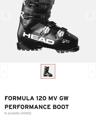 Scarpone da sci Head 120 LV GW