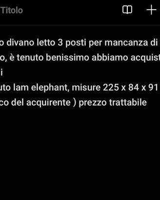 divano letto 