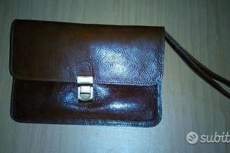 Borsellino uomo vintage pelle