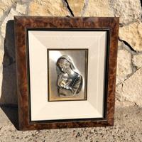 Quadro Madonna argento