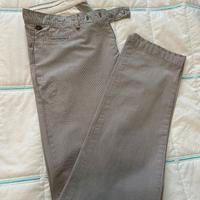 Pantalone in cotone quadretti della Yes-Zee Tg S