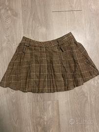 Women's Retro Plaid Pattern Skirt