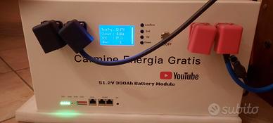 Pacco batteria lifepo4 per fotovoltaico da 15kwh