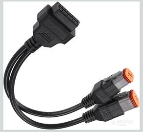 Cavo Adattatore OBD2 16 Pin Moto Deutsch 4/6 Pin