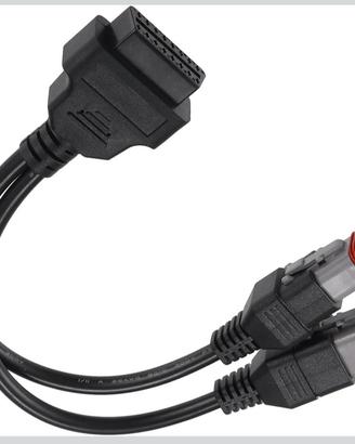 Cavo Adattatore OBD2 16 Pin Moto Deutsch 4/6 Pin