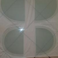 Mensole in vetro satinato semicircolari