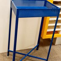 Scaffale metallico blu