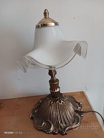 lampada in legno anni 50