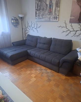 Divano letto con  penisola  a destra