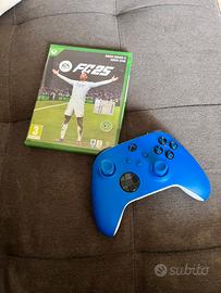 FC25 per xbox S/X + gamepad AZZURRO