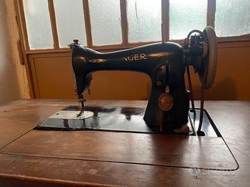 macchina da cucire vintage singer a pedale