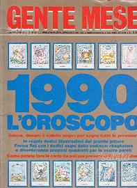 GENTE MESE n°1 1990 Madonna Ciccone oroscopo