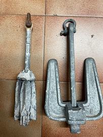 Due ancore da 1,4kg e 3kg