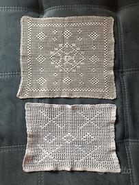 centrini vintage Filet uncinetto