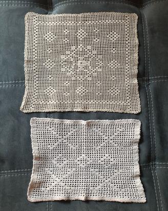 centrini vintage Filet uncinetto