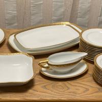 Servizio piatti PIRKEN HAMMER bordo oro