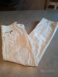 Pantaloni jeans lunghi uomo bianchi Terranova 46