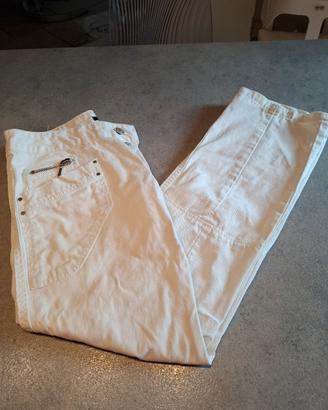 Pantaloni jeans lunghi uomo bianchi Terranova 46