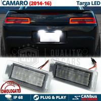 Luci TARGA LED Chevrolet CAMARO 5 Placchette 6500K