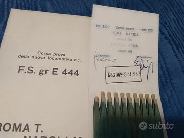 GADGET della corsa prova Locomotiva E444.001