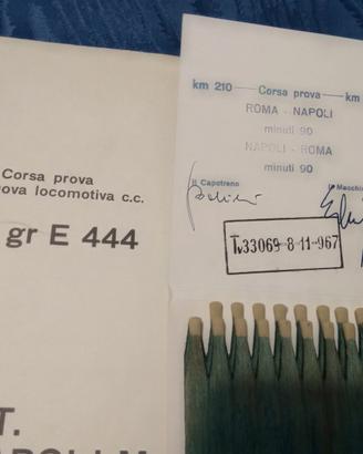 GADGET della corsa prova Locomotiva E444.001