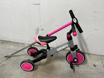 Triciclo 4 in 1 bimbi 1-3 anni