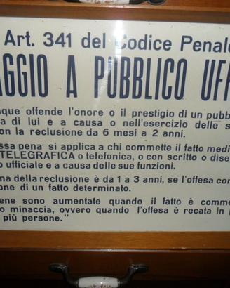 quadro per ufficio anni 60"