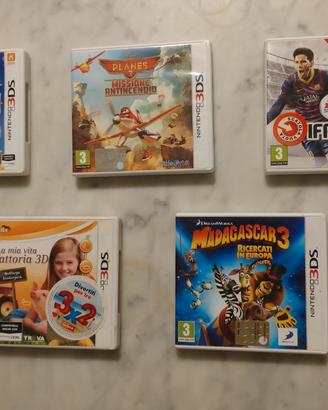 Lotto 5 giochi Nintendo 3ds