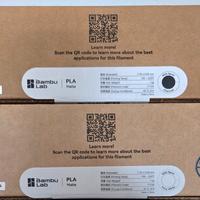 2 Bobine Filamento 3D Bambu Lab, Nuove e Sigillate
