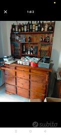 mobile bar in legno massello