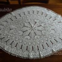 Centrotavola in cotone lavorato a ferri