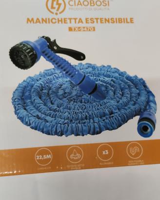 kit tubo Manichetta estensibile 22,5 m con pistola